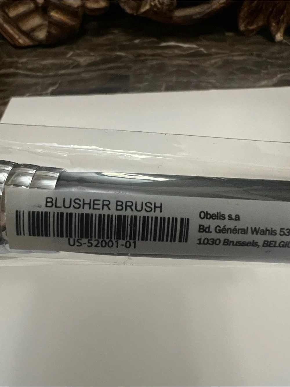 Younique Black and Silver Blusher Brush
